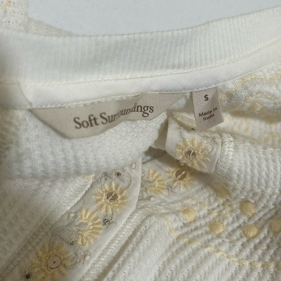 SOFT SURRENDING WOMENS PULLOVER SWEATER LONG SLEEVE CREAM SIZE SMALL - Picture 8 of 10